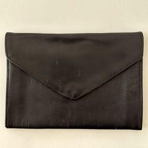 ABLE / fashionABLE Black Leather Clutch